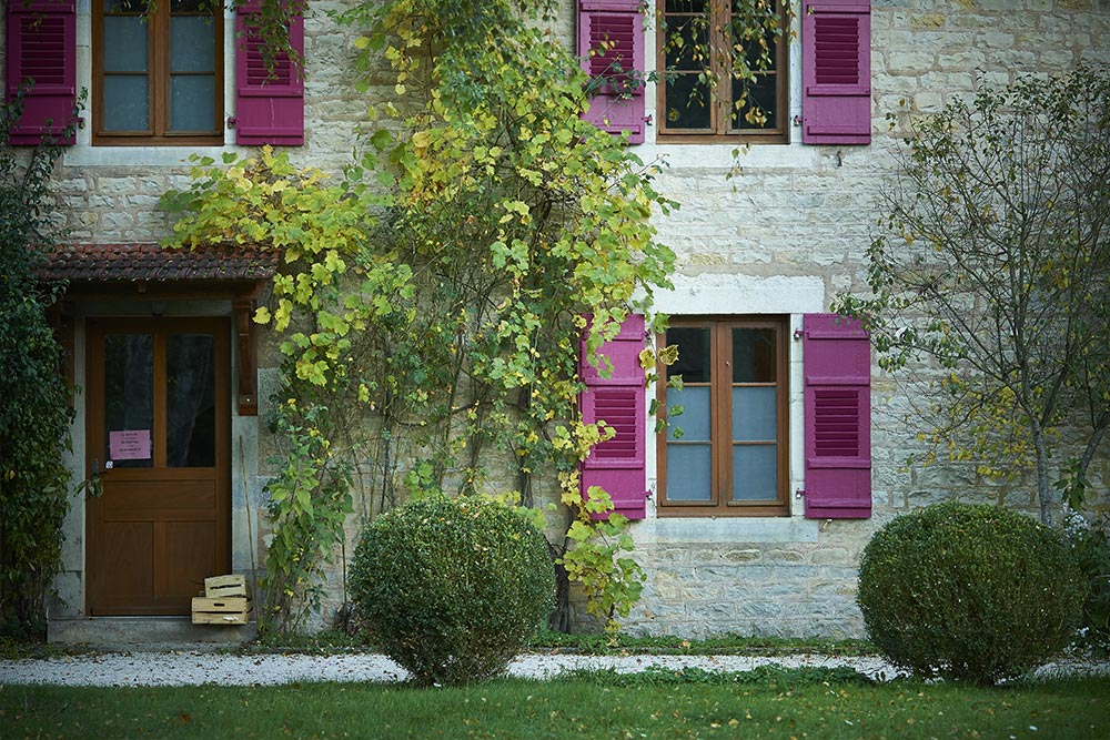 Le Château de la Linotte à Roche-sur-Linotte - détail fenêtres