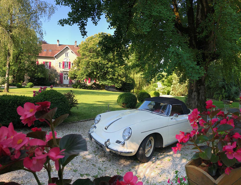 Porsche au Château de la Linotte en Haute-Saône